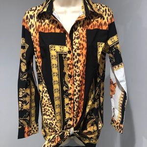 NEW Leopard Animal Print blouse